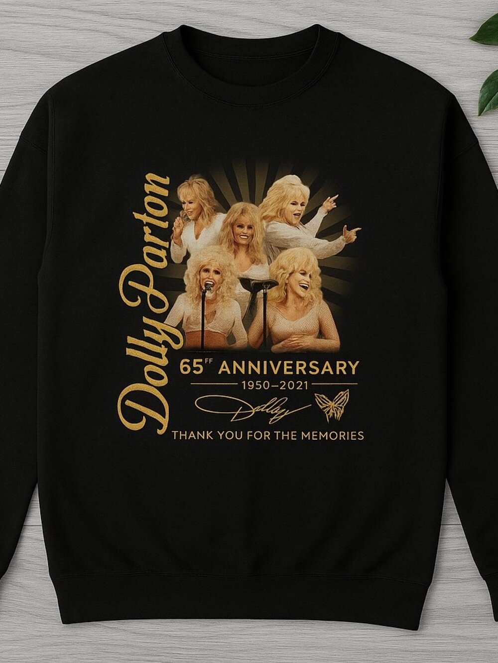 Retro Anniversary Photo Collage Graphic Sweater Country Music Fan